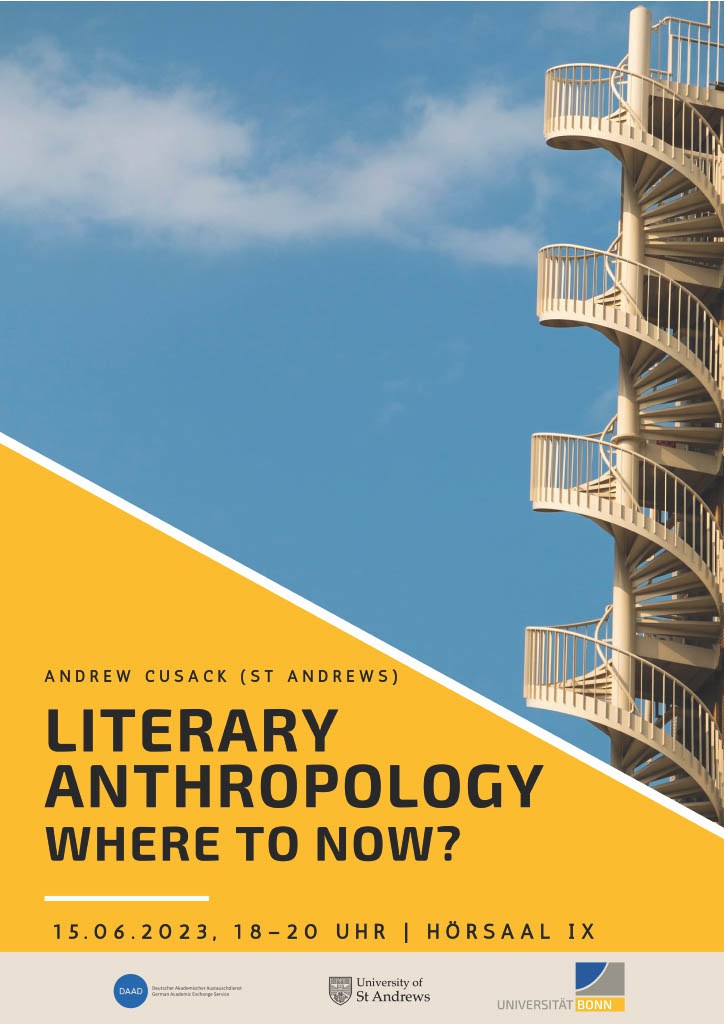 Gastvortrag von Dr. Andrew Cusack (St Andrews): ‚Literary Anthropology: Where to Now?‘
