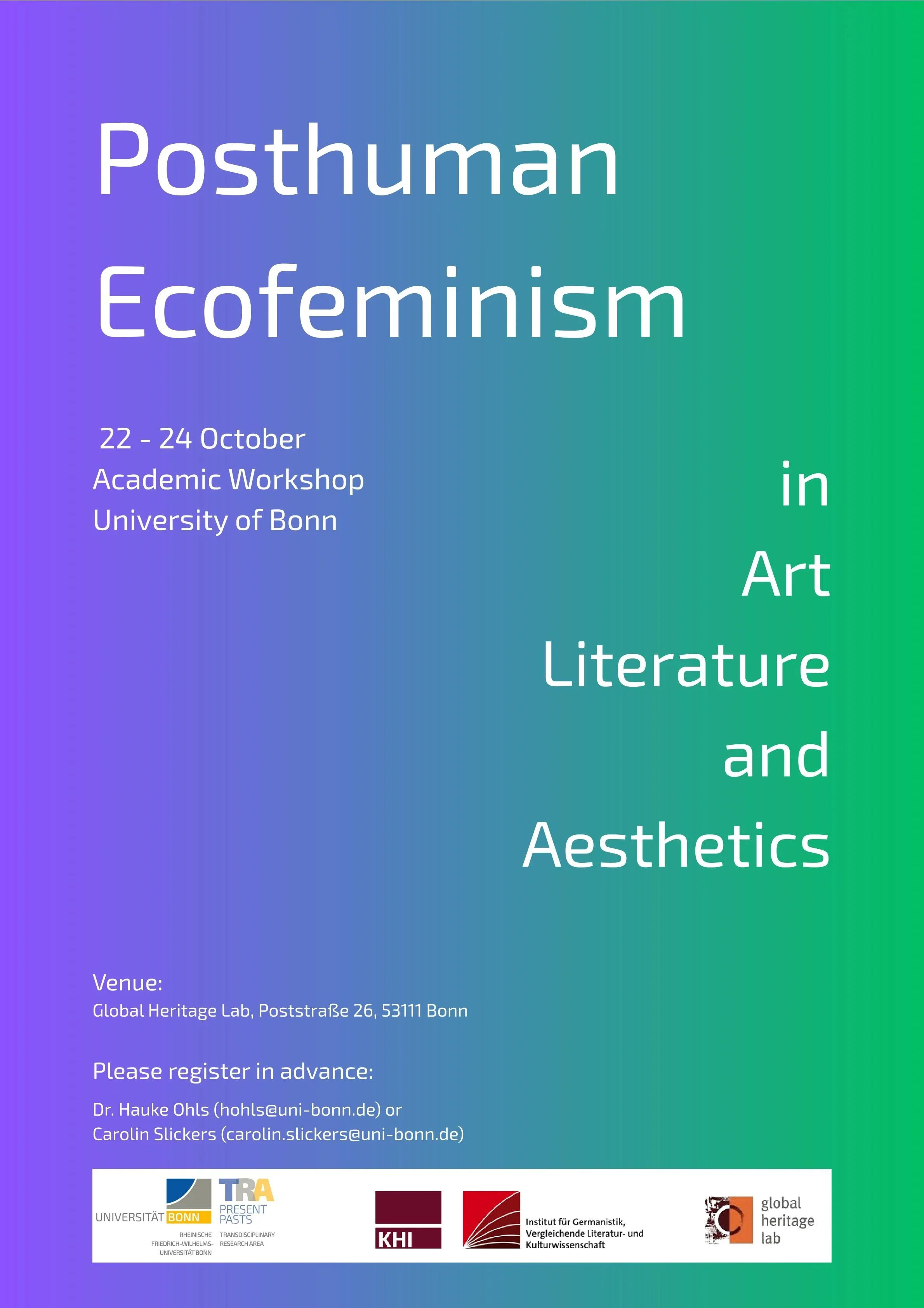 Posthuman Ecofeminism Poster