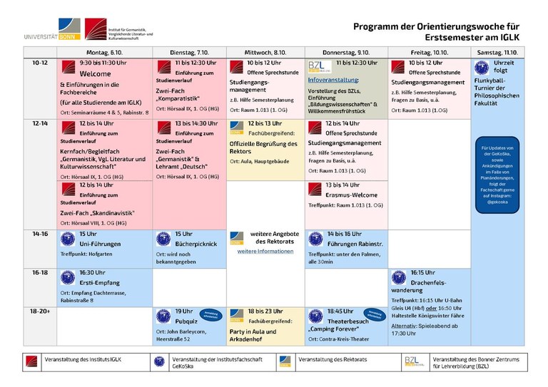 Ersti-Woche WiSe 2025-26